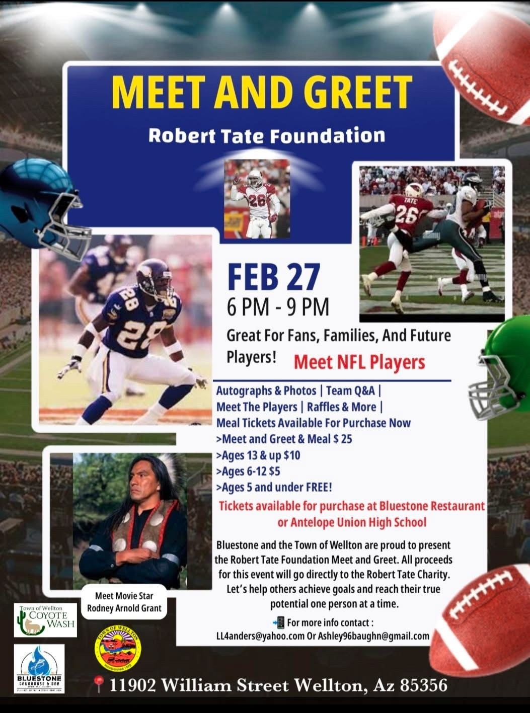 Meet and Greet Robert Tate Foundation